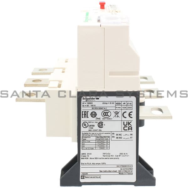 Telemecanique LR9D5367 TeSys LRD thermal overload relays - 60...100 A - class 10 Product Image