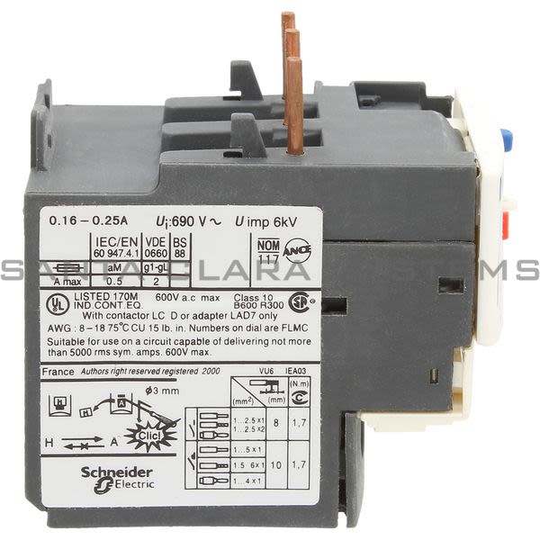 Telemecanique LRD02 Overload Relay Product Image