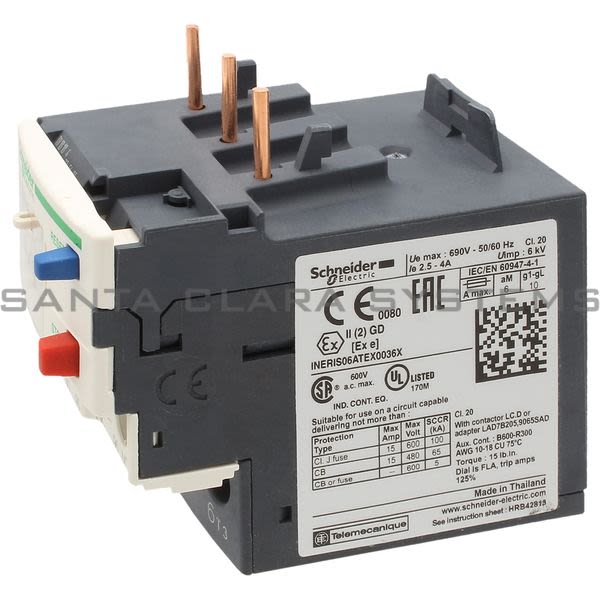 Telemecanique LRD08L Overload Relay Product Image