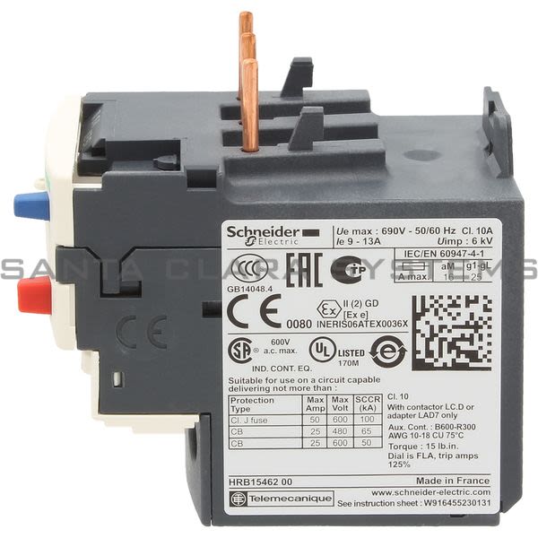 Telemecanique LRD16 Overload Relay Product Image