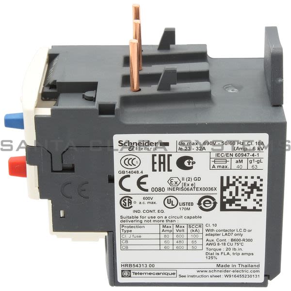 Telemecanique LRD32 Overload Relay Product Image