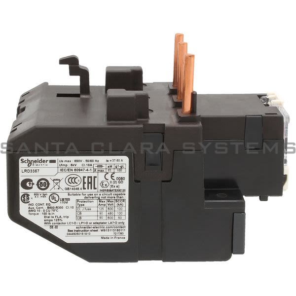 Telemecanique LRD3357 Overload Relay Product Image