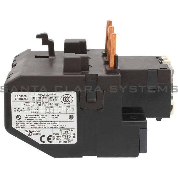 Telemecanique LRD3359 Overload Relay Product Image
