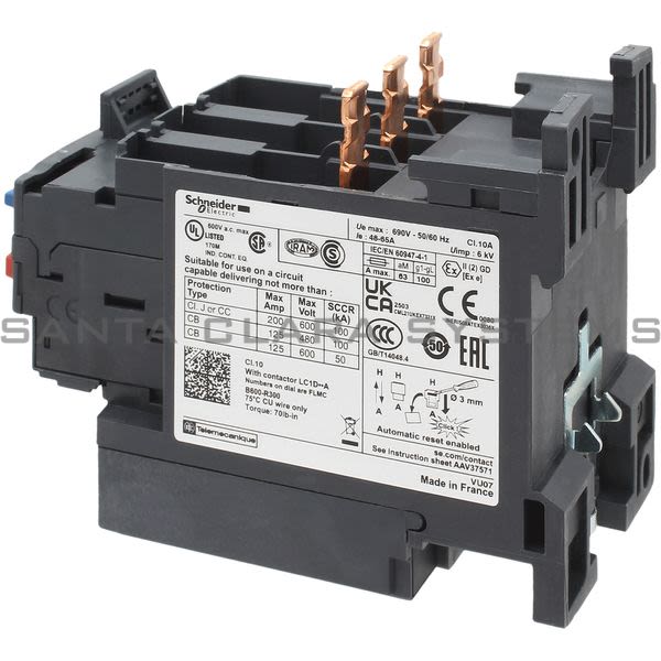 Telemecanique LRD365 Overload Relay Product Image