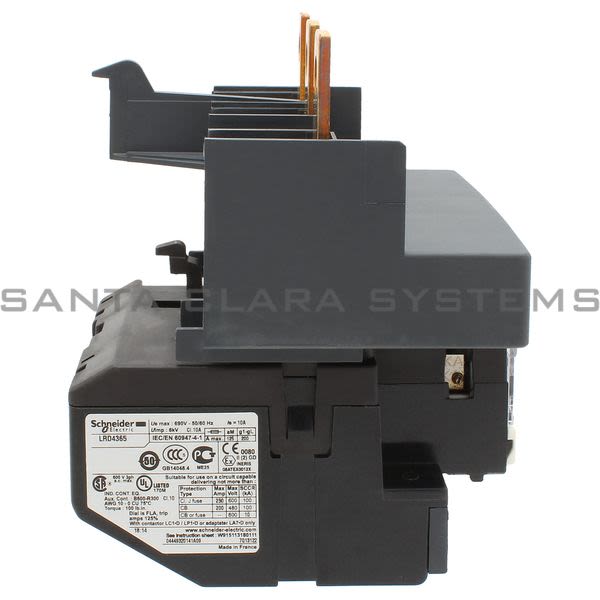 Telemecanique LRD4365 Overload Relay Product Image