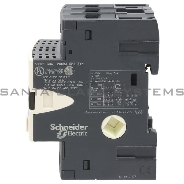 Telemecanique LS1D30 TeSys fuse-disconnector - 3P - 30 A - fuse size 0.41 x 1.5 in - screw type Product Image