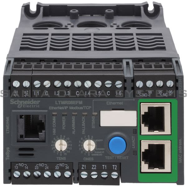 Telemecanique LTMR08EFM  motor controller LTMR TeSys T - 100..240 V AC 8 A for Ethernet TCP/IP Product Image