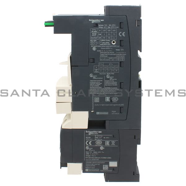 Telemecanique LU2B12BL power base - TeSys U - 12 A - 24 V DC screw clamps control Product Image