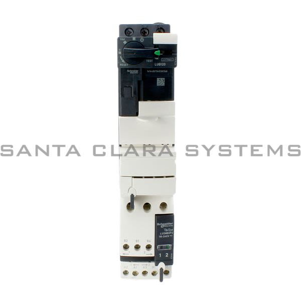 Telemecanique LU2B12FU power base - TeSys U - 12 A - 110...220 V DC screw clamps control Product Image