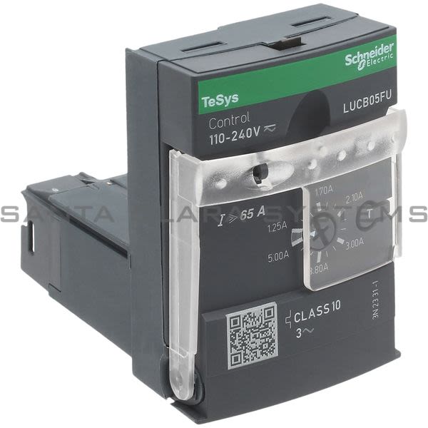 Telemecanique LUCB05FU advanced control unit LUCB - class 10 - 1.25...5 A - 110...220 V DC/AC Product Image