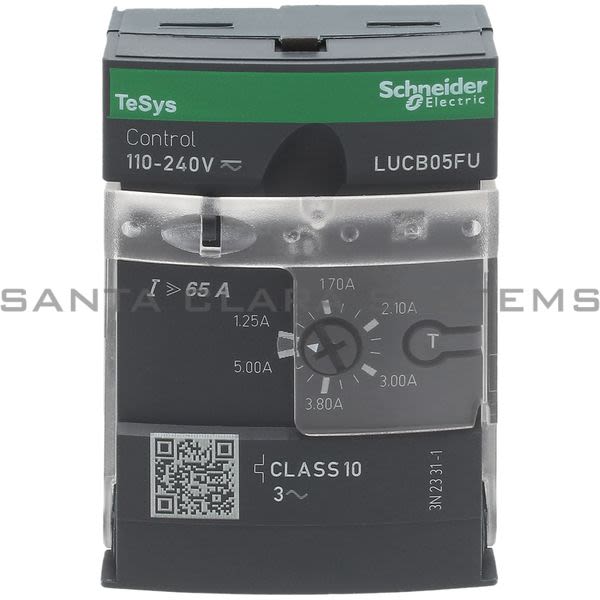Telemecanique LUCB05FU advanced control unit LUCB - class 10 - 1.25...5 A - 110...220 V DC/AC Product Image