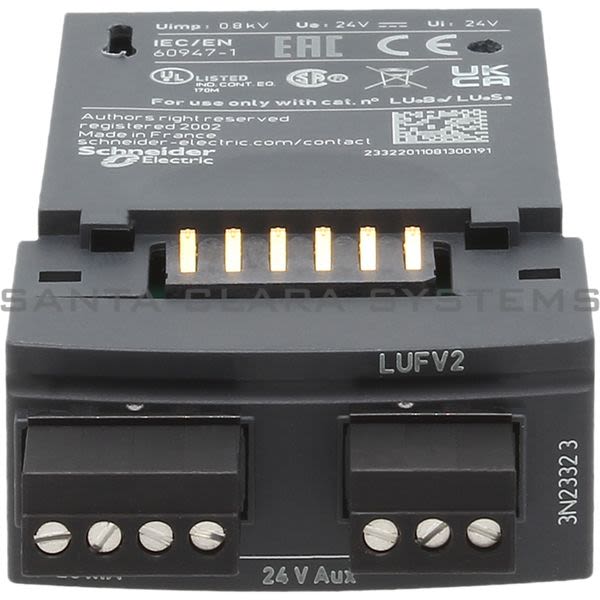 Telemecanique LUFV2 Function Block Indication Of Motor Load Product Image