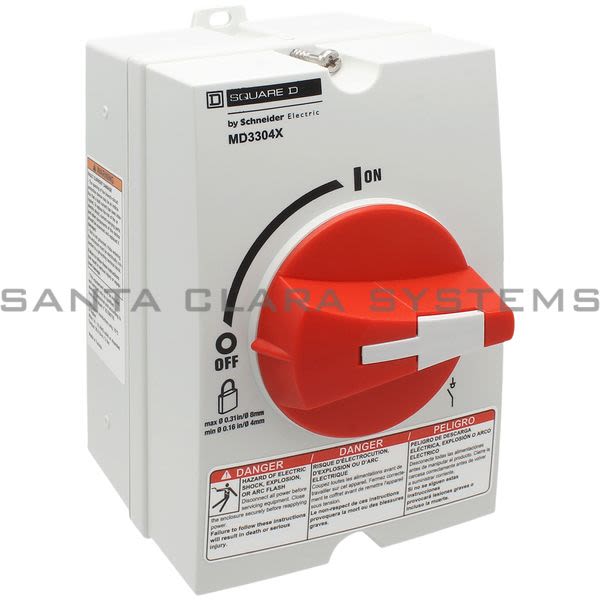 Telemecanique MD3304X Switch Motor Disconnect 30A 3P NEMA 4X Product Image