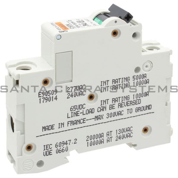 Telemecanique MG24507 Multi 9 - C60 UL1077 - MCB - 1P - 13 A - D Curve - 277 V - 5 kA Product Image