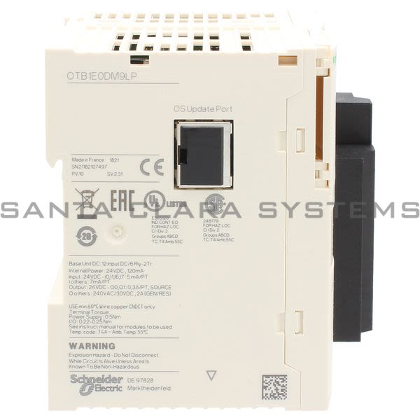 Telemecanique OTB1E0DM9LP  I/O distributed module OTB - Ethernet TCP/IP - 0..100 m Product Image