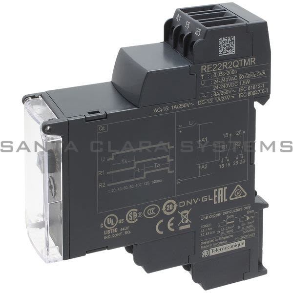Telemecanique RE22R2QTMR Star-Delta Timing Relay Product Image