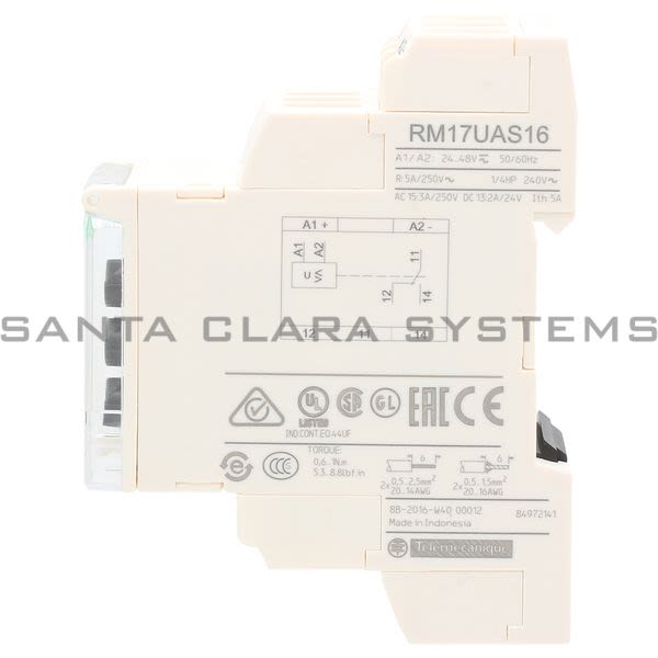 Telemecanique RM17UAS16 voltage control relay RM17-U - range 20..80 V AC Product Image