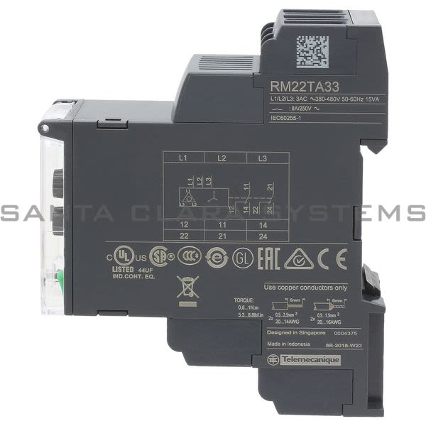 Telemecanique RM22TA33 Three-Phase Asymmetry Control Relay Product Image