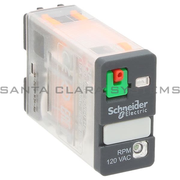 Telemecanique RPM12F7 power plug-in relay - Zelio RPM - 1 C/O - 120 V AC - 15 A - with LED Product Image
