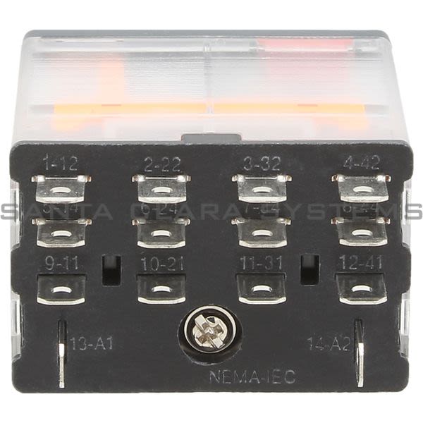 Telemecanique RPM42F7 power plug-in relay - Zelio RPM - 4 C/O - 120 V AC - 15 A - with LED Product Image