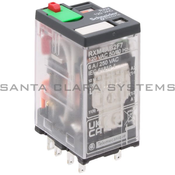Telemecanique RXM4AB2F7 Miniature Plug In Relay Product Image