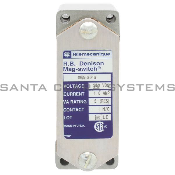 Telemecanique SGA8018 MAGNET SWITCH - 15 VA max - 250 Vdc / 1 A max - 1 NO Product Image