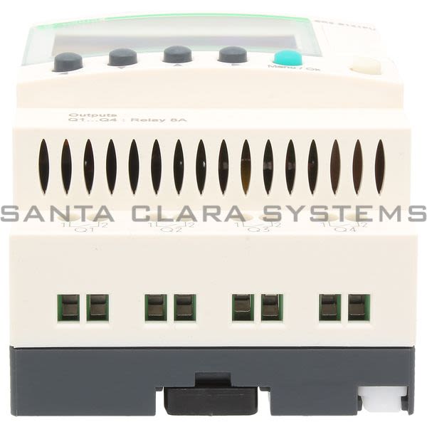 Telemecanique SR2B121FU compact smart relay Zelio Logic - 12 I O - 100..240 V AC - clock - display Product Image