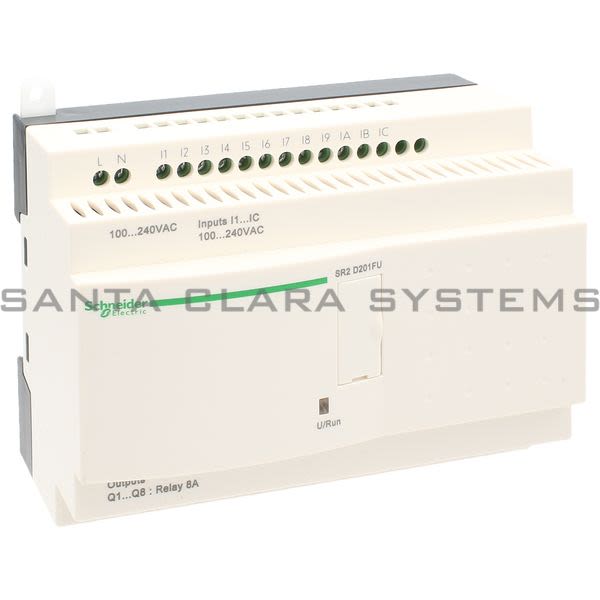 Telemecanique SR2D201FU compact smart relay Zelio Logic - 20 I O - 100..240 V AC - no clock - no display Product Image