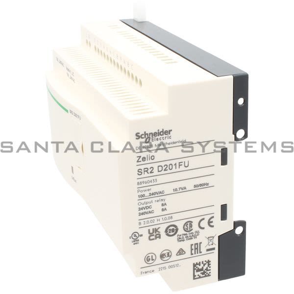 Telemecanique SR2D201FU compact smart relay Zelio Logic - 20 I O - 100..240 V AC - no clock - no display Product Image