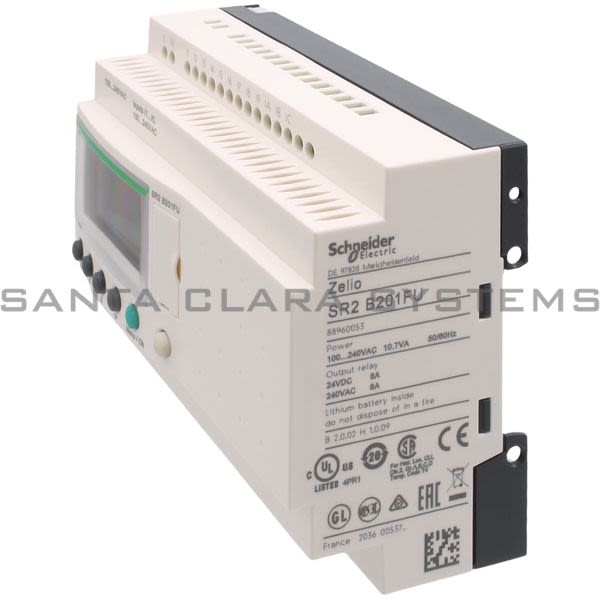 Telemecanique SR2PACK2FU compact smart relay Zelio Logic - ?discovery? pack - 20 I O - 100..240 V AC Product Image