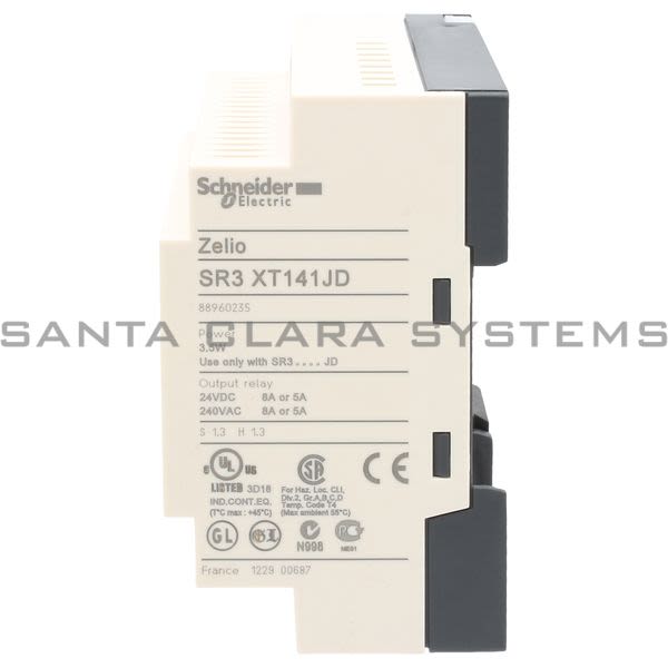 Telemecanique SR3XT141JD discrete I/O extension module - 14 I O - 12 V DC - for Zelio Logic Product Image