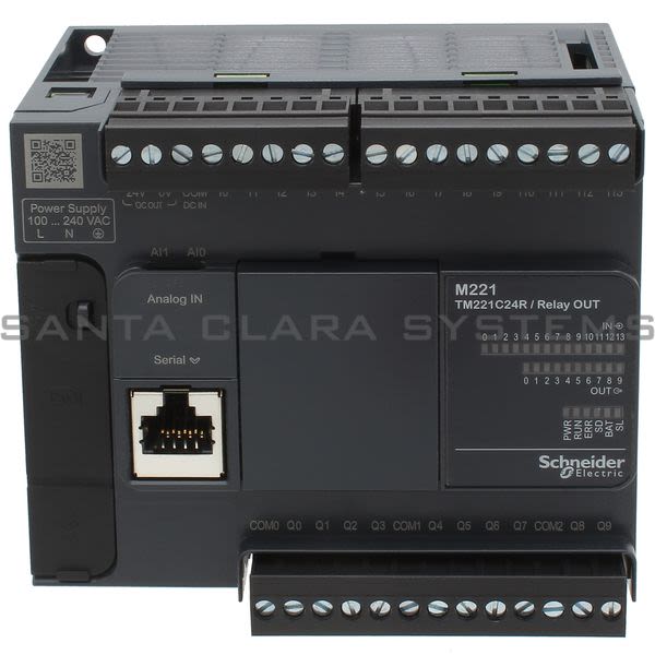 Telemecanique TM221C24R Controller M221 24 IO Relay Product Image