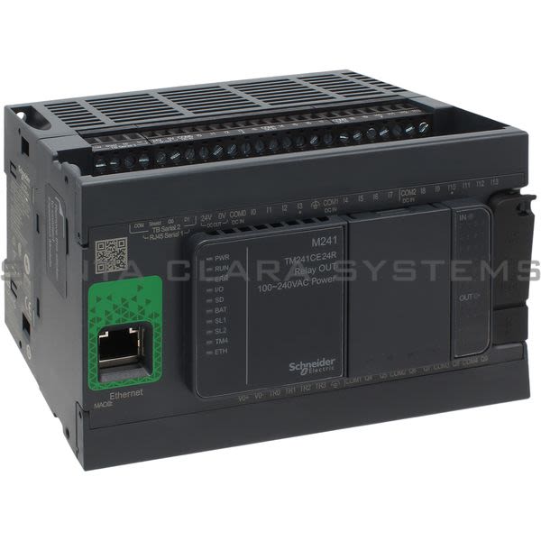 Telemecanique TM241CE24R Controller M241 24 IO relay Ethernet Product Image