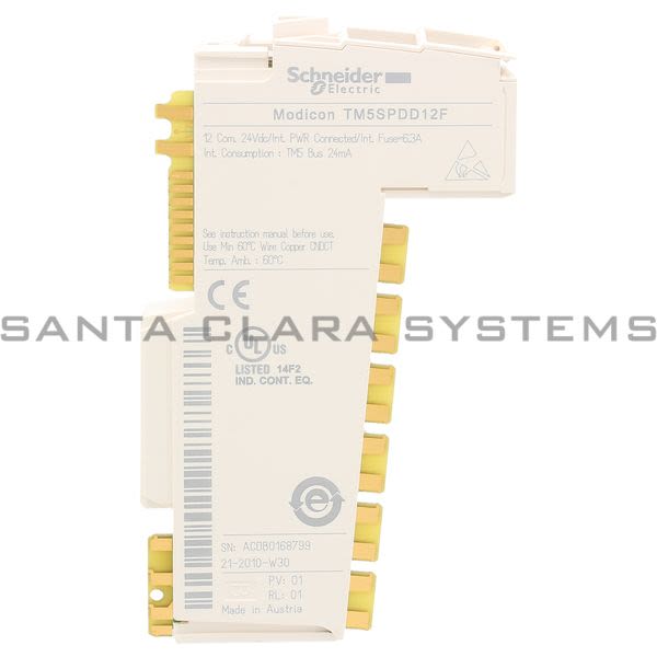 Telemecanique TM5SPDD12F  common distribution module - 12 x 0 V DC Product Image