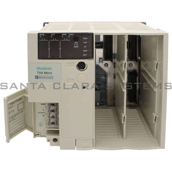 Telemecanique TSX3710000 Micro Base TSX37-10, 120/240 VAC Power, No I/O Product Image