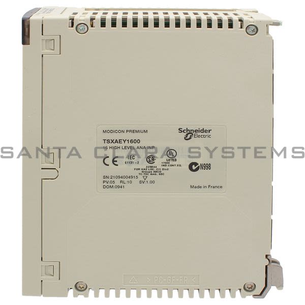 Telemecanique TSXAEY1600 analog input module Modicon Premium - 16 I multirange Product Image