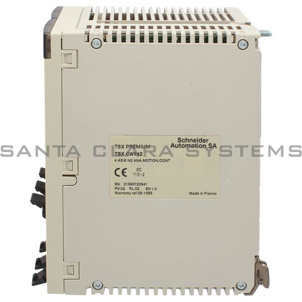 Telemecanique TSXCAY42 motion control modules - for servomotors - 8 ms..10 s - 4 axis Product Image