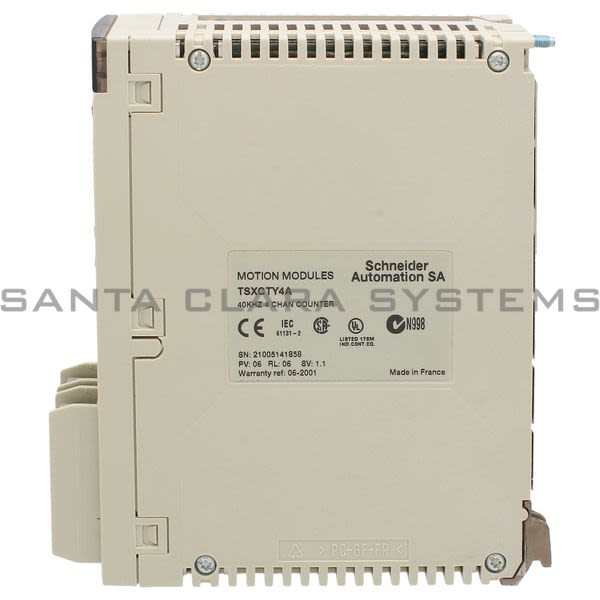 Telemecanique TSXCTY4A 4 channels counter modules - 40 kHz - 36 mA at 24 V DC, 330 mA at 5 V DC Product Image