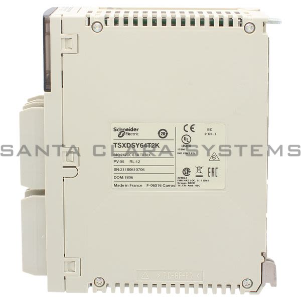 Telemecanique TSXDSY64T2K discrete output module Modicon Premium - 64 O solid state Product Image