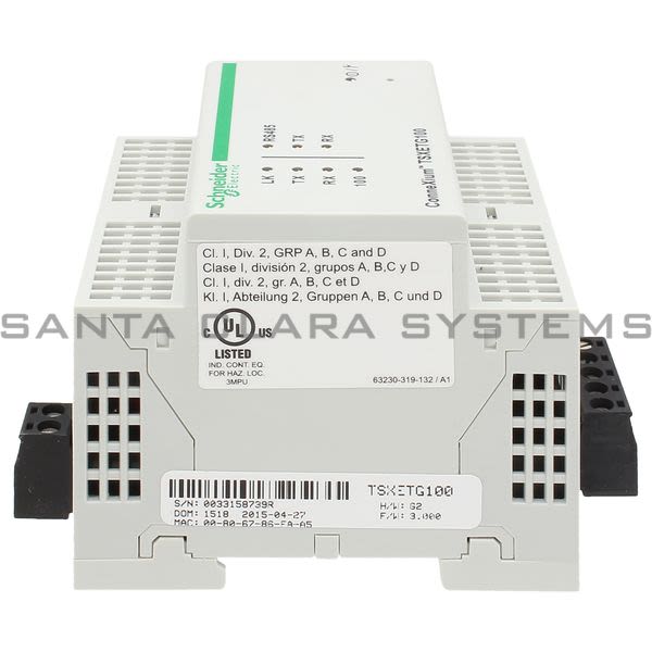 Telemecanique TSXETG100 Ethernet Modbus gateway/router - classB10 - 10BASE-T/100BASE-TX Product Image