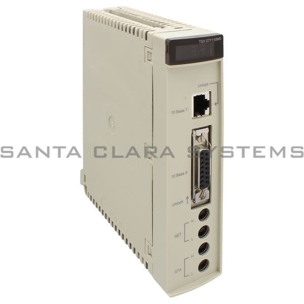 Telemecanique TSXETY110WS Ethernet TCP/IP module - 10 Mbit/s - web server class C10 Product Image
