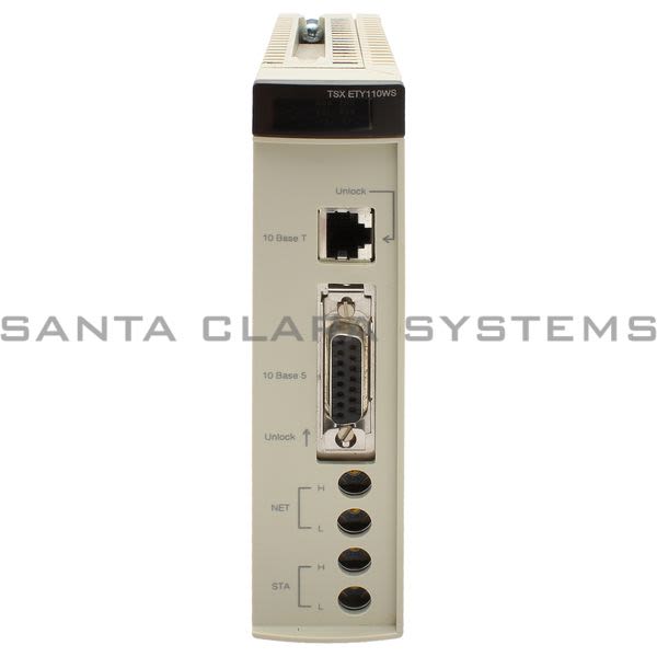Telemecanique TSXETY110WS Ethernet TCP/IP module - 10 Mbit/s - web server class C10 Product Image