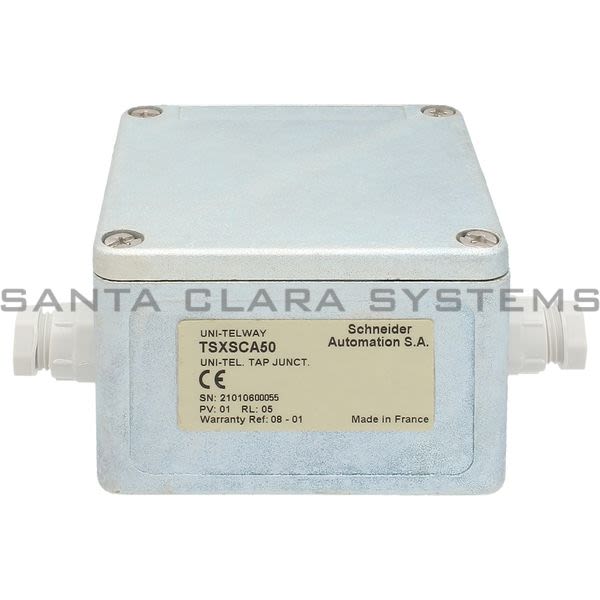 Telemecanique TSXSCA50 Modbus passive tap junction box - 3 screw terminals, RC line terminator Product Image