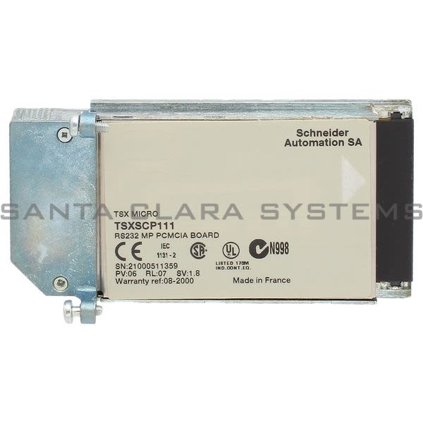 Telemecanique TSXSCP111 PCMCIA card type III - for Atrium co-processor/Premium processor - RS232 D Product Image