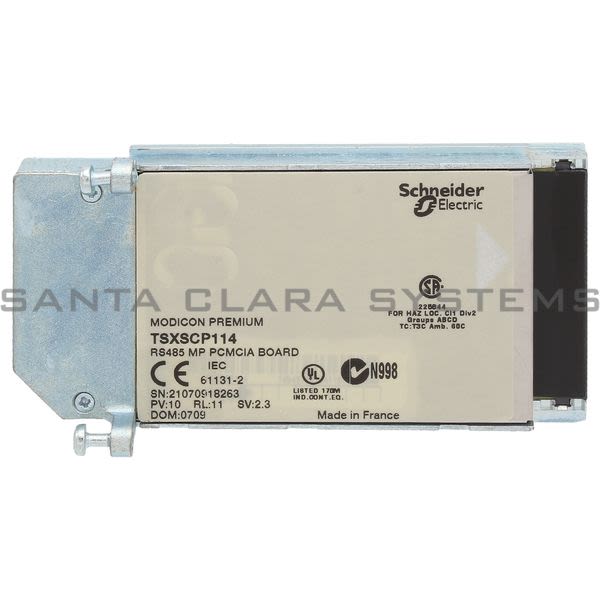 Telemecanique TSXSCP114 PCMCIA card type III - for Atrium co-processor/Premium processor - RS485 Product Image