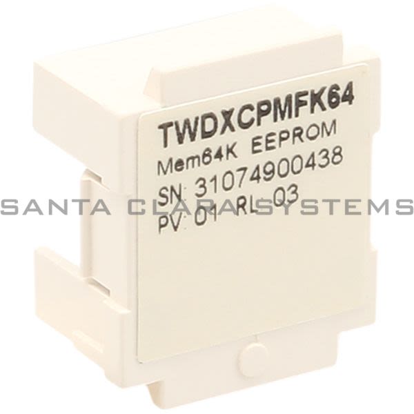 Telemecanique TWDXCPMFK64 optional memory cartridge - for PLC Twido - 64 Kb - EEPROM Product Image