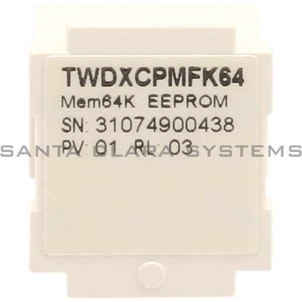 Telemecanique TWDXCPMFK64 optional memory cartridge - for PLC Twido - 64 Kb - EEPROM Product Image