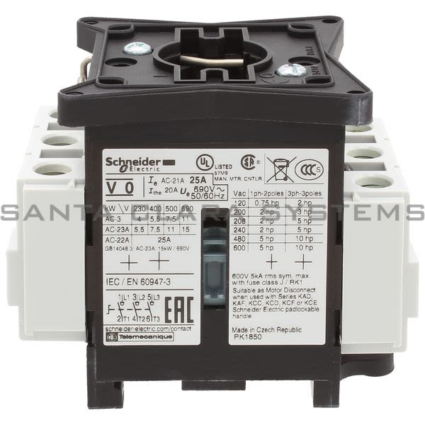 Telemecanique V0 Disconnect Switch Product Image