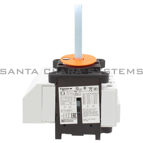 Telemecanique VCCF4  TeSys Vario - emergency stop switch disconnector - 80 A - back of enclosure Product Image