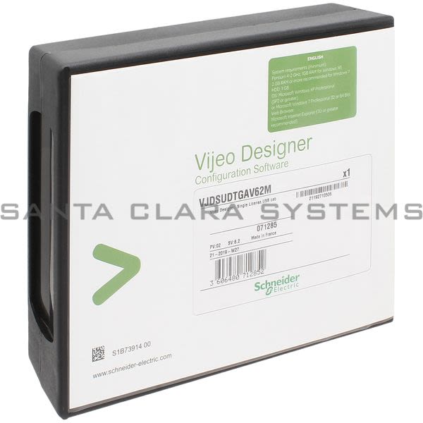 Telemecanique VJDSUDTGAV62M Software Product Image
